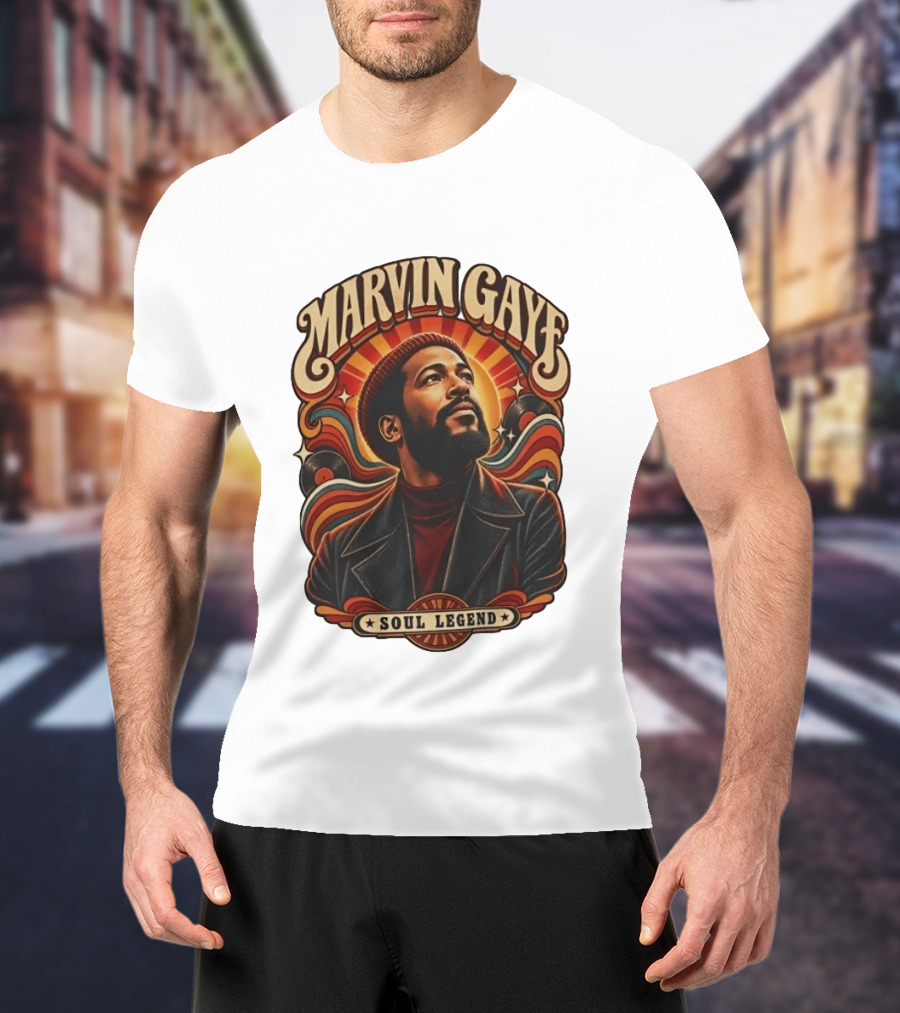 Marvin Gaye Soul Legend Motown T-Shirt