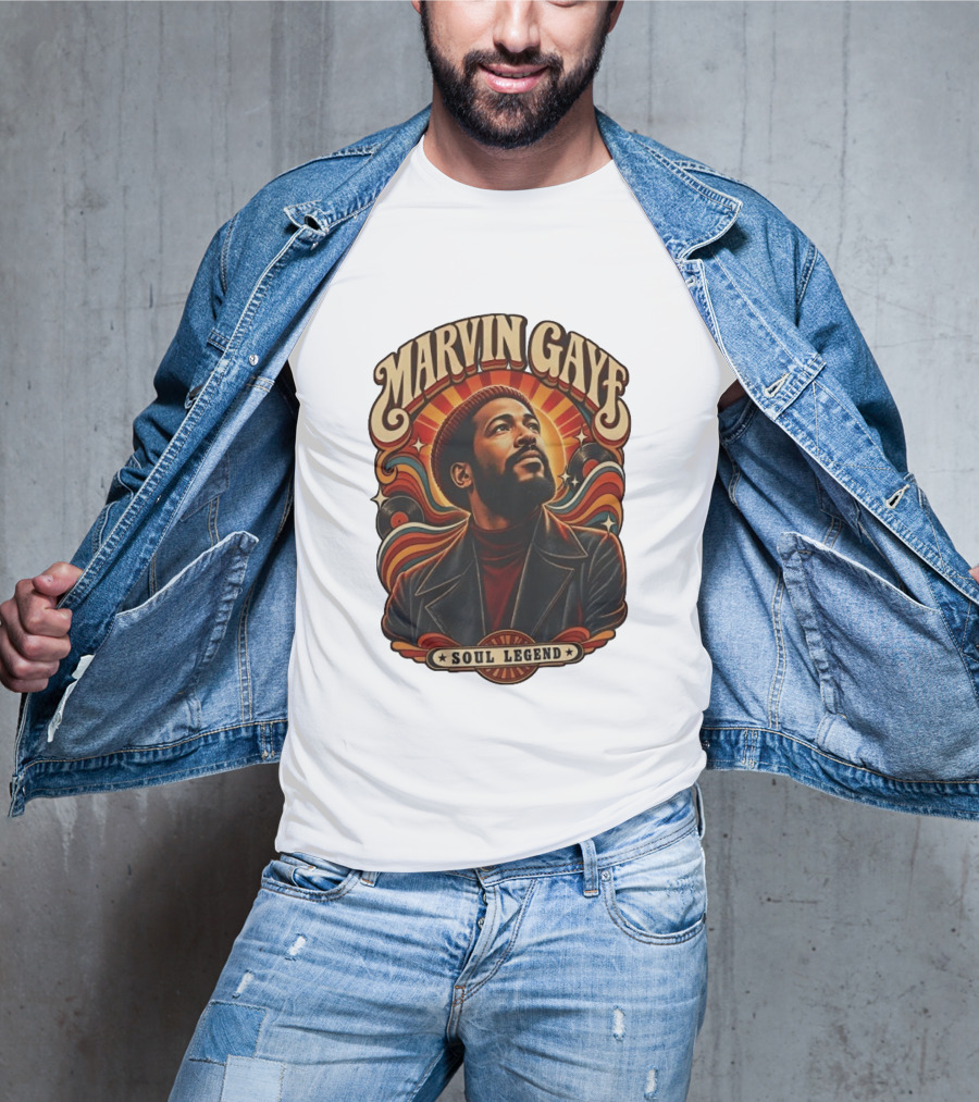 Marvin Gaye Soul Legend Motown T-Shirt