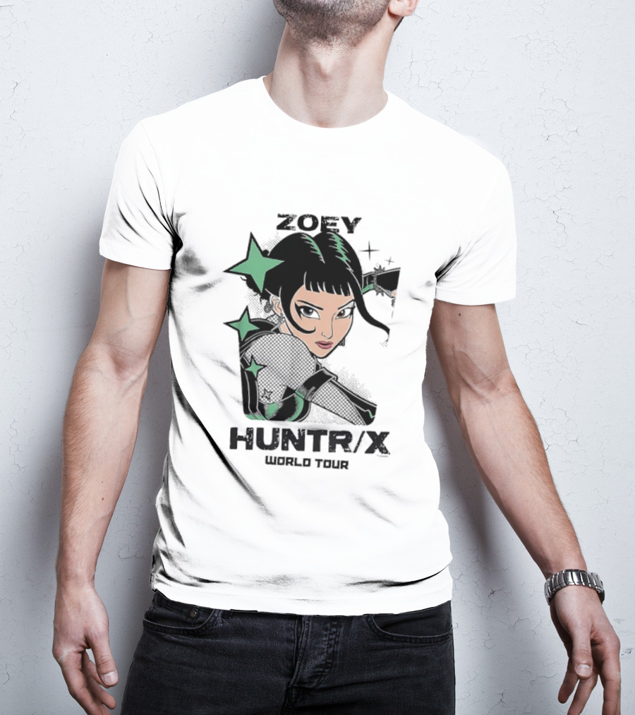 Zoey Huntr X World Tour Concert Music Artist Stars T-Shirt
