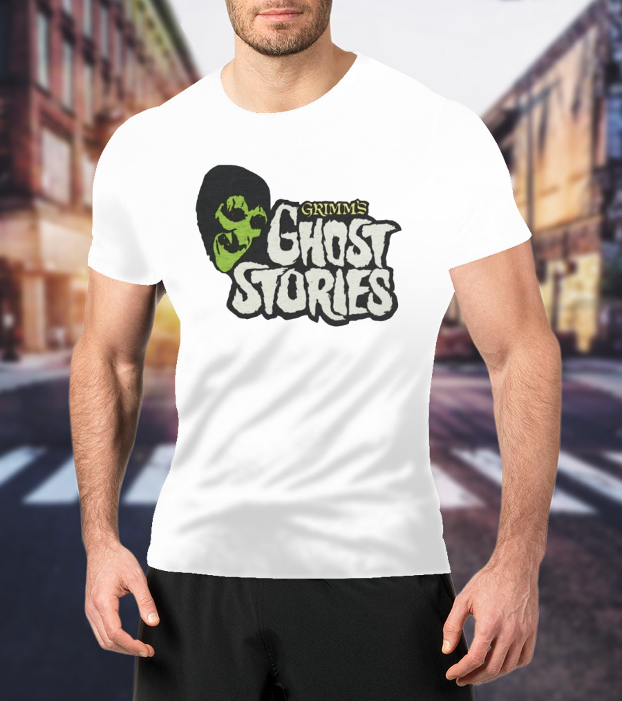 Grimm's Ghost Stories Spooky Horror Green Face T-Shirt