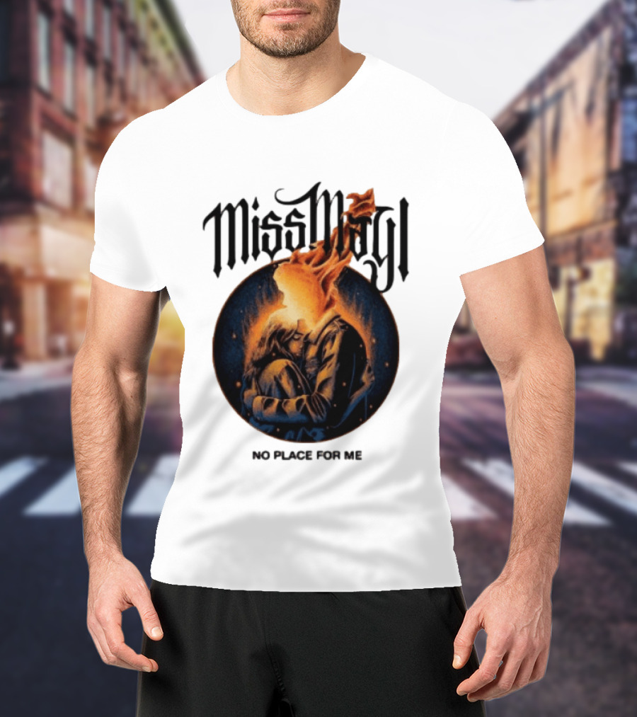 Miss May I No Place For Me Solid State Records Store White Black Ringer T-Shirt