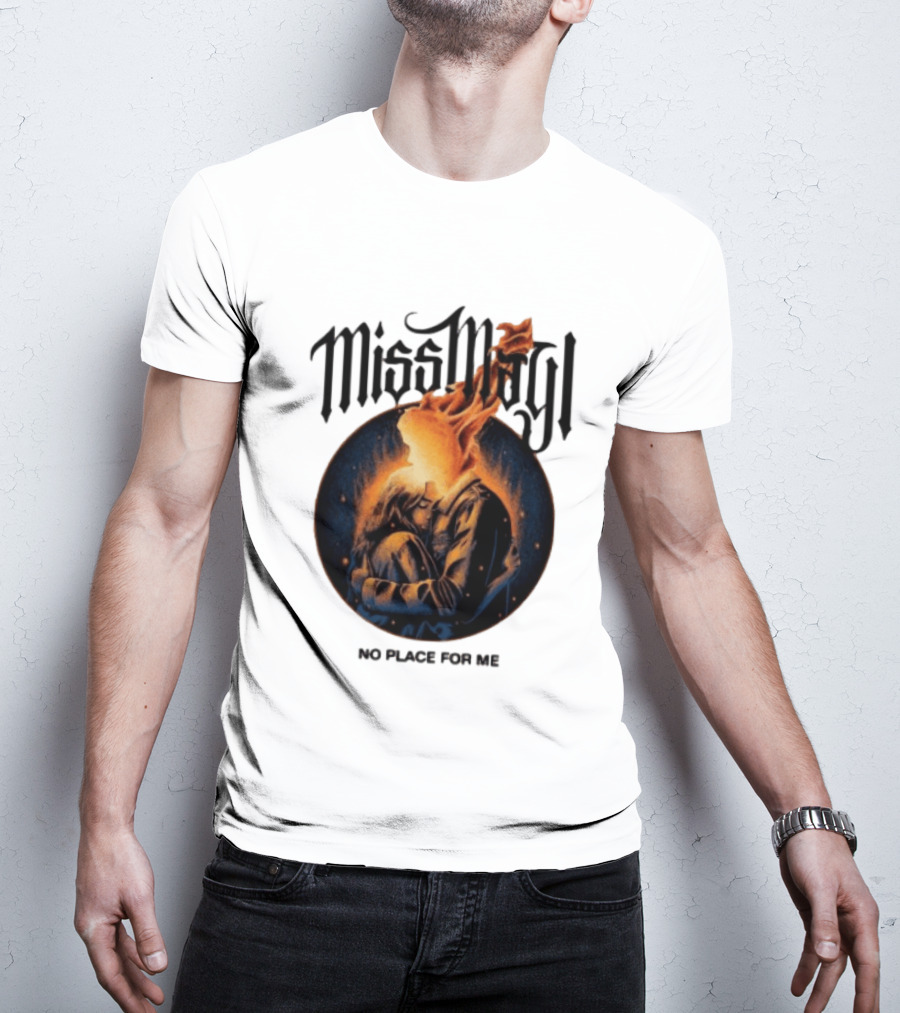 Miss May I No Place For Me Solid State Records Store White Black Ringer T-Shirt