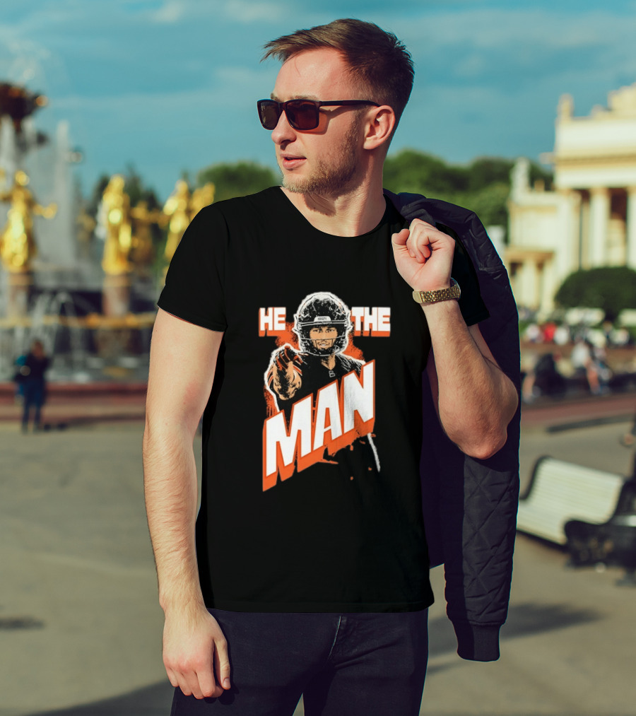 Caleb Williams He The Man Chicago Bears Fan T-Shirt