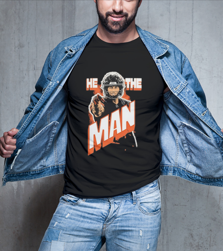 Caleb Williams He The Man Chicago Bears Fan T-Shirt