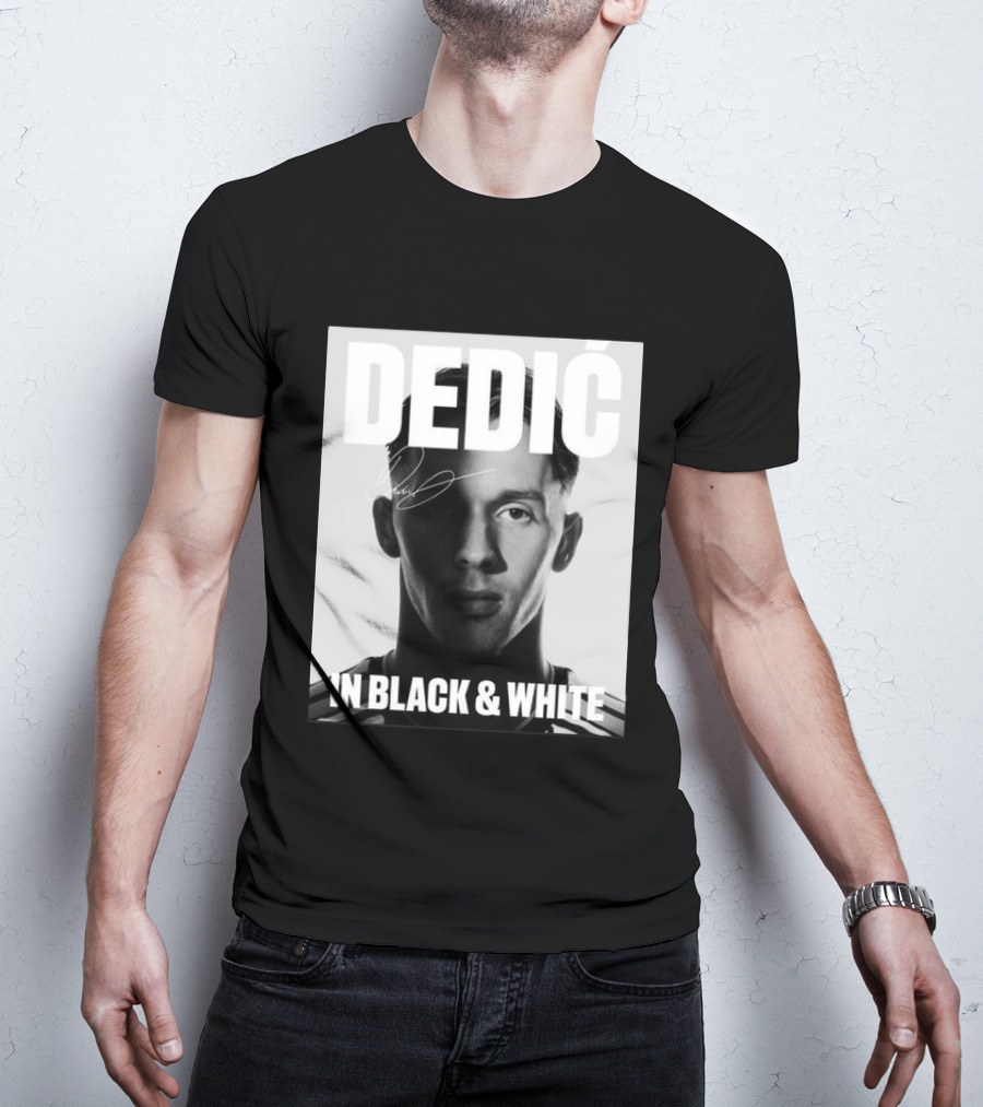 Dedić In Black & White Monochrome T-Shirt