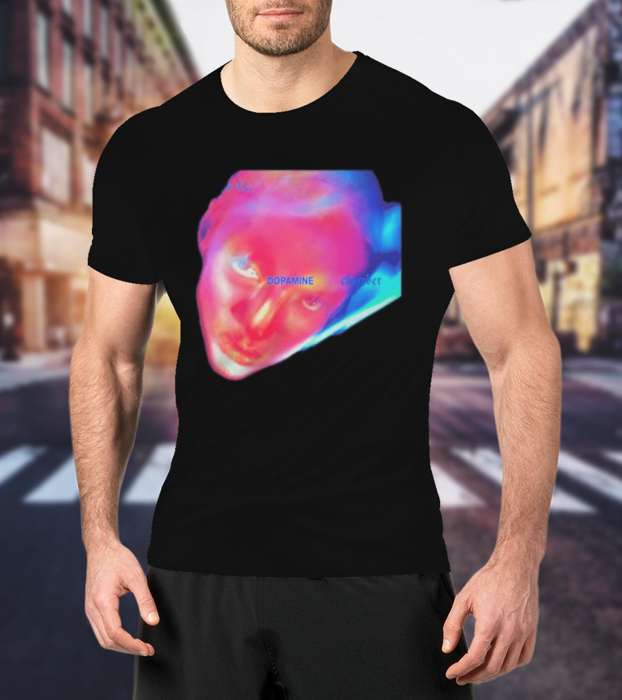 Fontaines D.C. Dopamine Chamber Album Cover Art Face T-Shirt