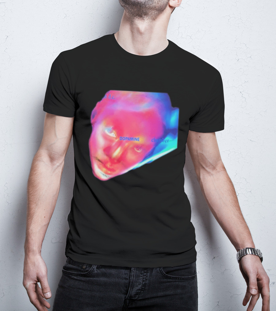 Fontaines D.C. Dopamine Chamber Album Cover Art Face T-Shirt