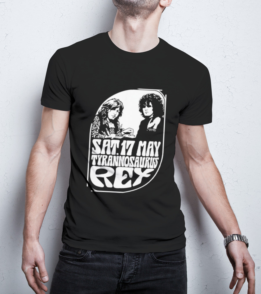 Sat 17 May Tyrannosaurus Rex Concert Original Trent Crimms Mothers Erdington T-Shirt
