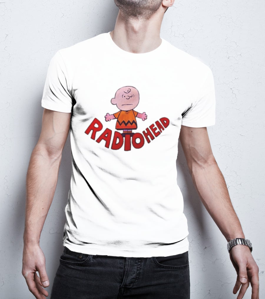 Charlie Brown Radiohead Peanuts Alternative Rock Mashup T-Shirt