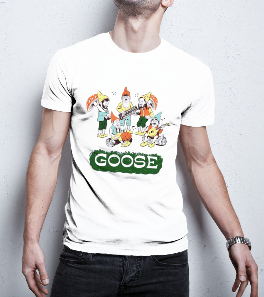 Goose Band Garden Gnome Music Festival Indie Rock T-Shirt
