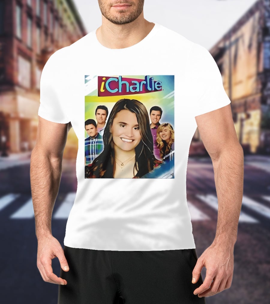 ICharlie Pop Culture Cast Television Show Iconic Faces T-Shirt