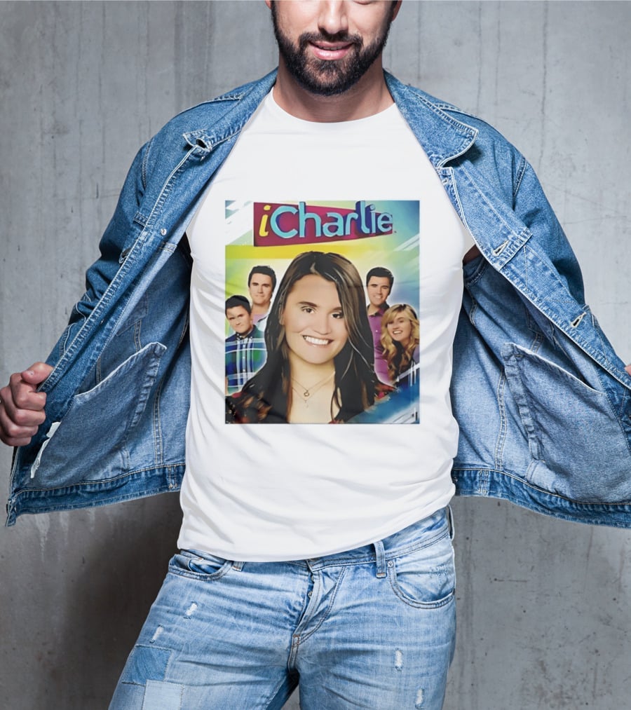ICharlie Pop Culture Cast Television Show Iconic Faces T-Shirt