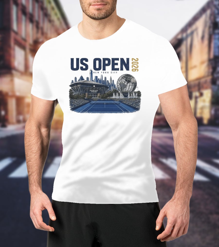US Open 2026 New York City Arthur Ashe Stadium Flushing Meadows T-Shirt