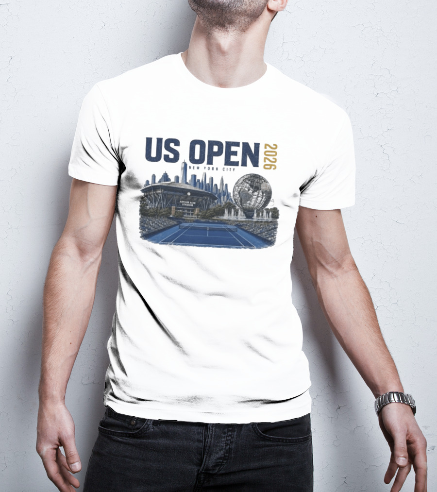 US Open 2026 New York City Arthur Ashe Stadium Flushing Meadows T-Shirt