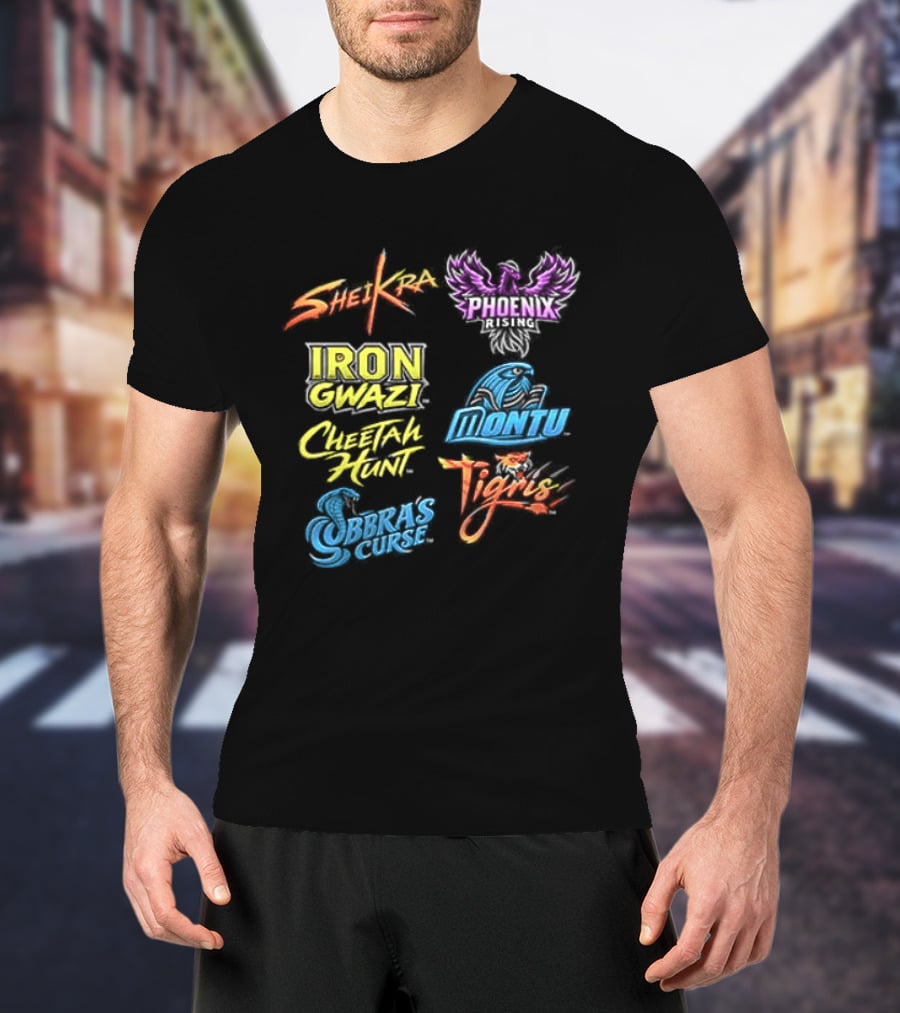 National Roller Day Busch Gardens Tampa SheiKra Iron Gwazi Montu Kumba Cheetah Hunt Tigris Cobra's Curse T-Shirt