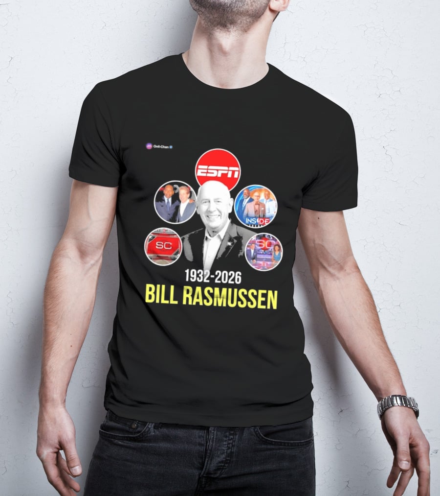 ESPN Bill Rasmussen 1932 2026 SC Inside Sports T-Shirt