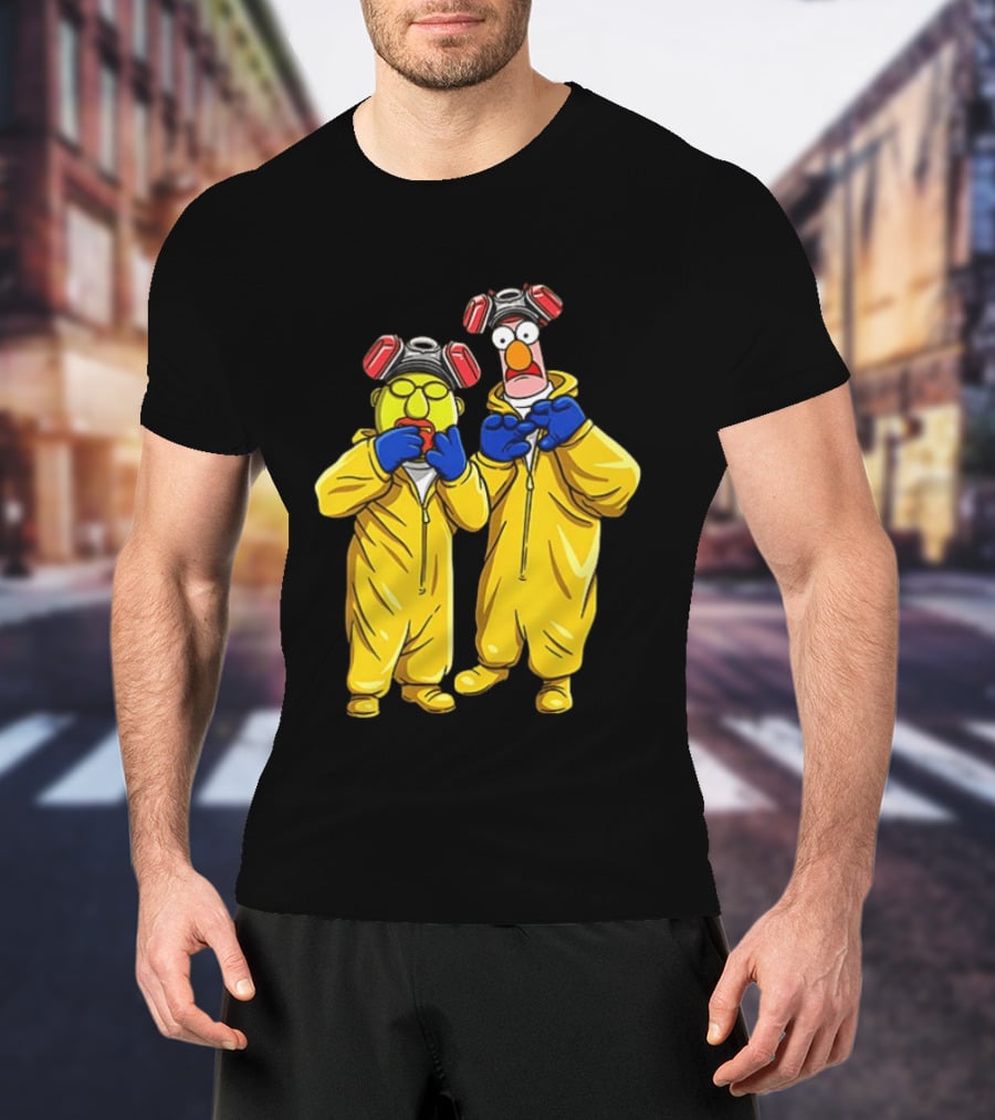Dr Bunsen Honeydew Beaker Breaking Bad The Muppets Yellow Hazmat Suit T-Shirt