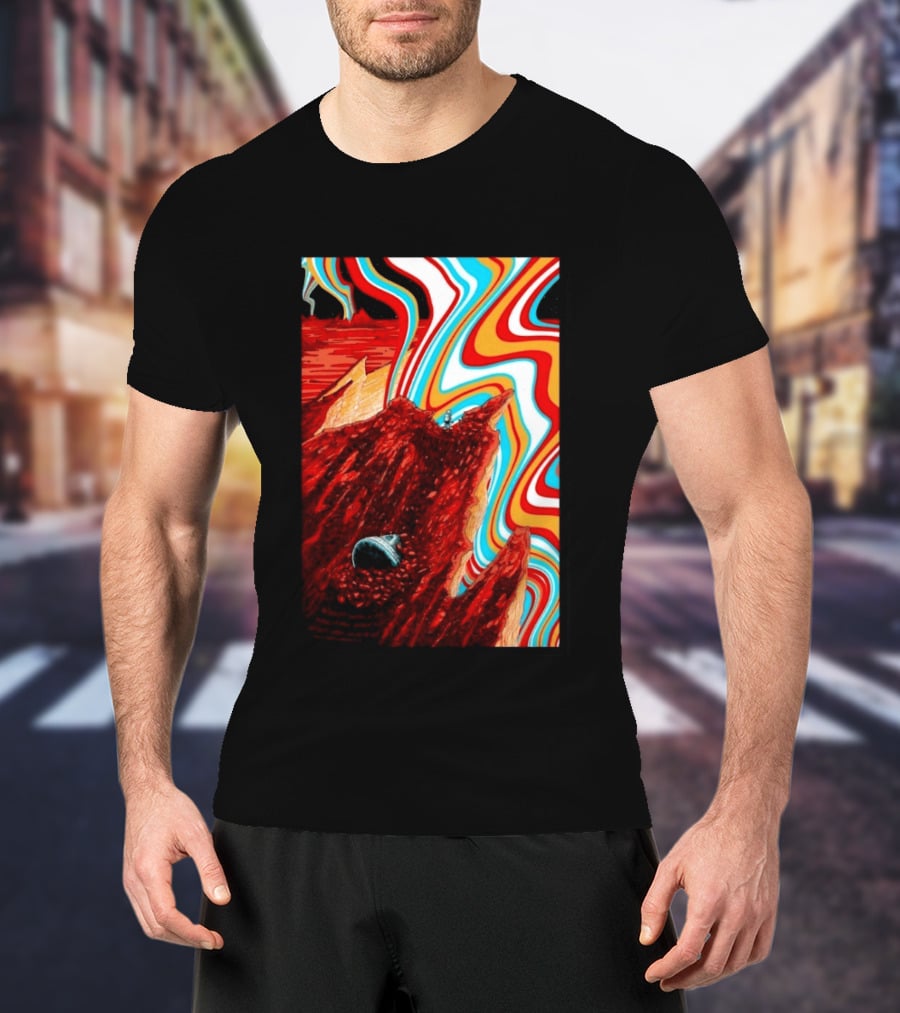 Gov't Mule Salt Lake City 2026 Psychedelic Mountain Landscape T-Shirt
