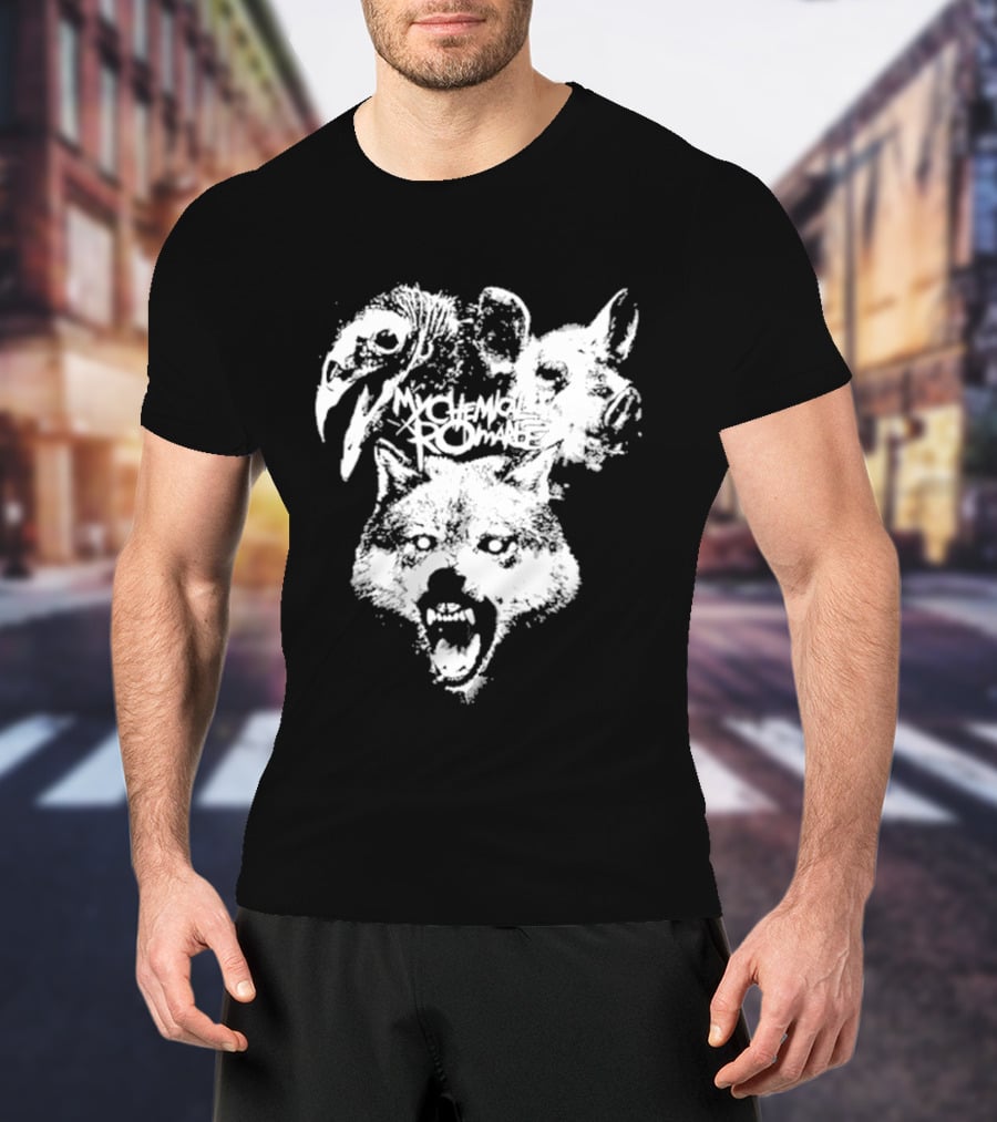 Washington DC 08.18.2026 My Chemical Romance Wolf And Birds T-Shirt