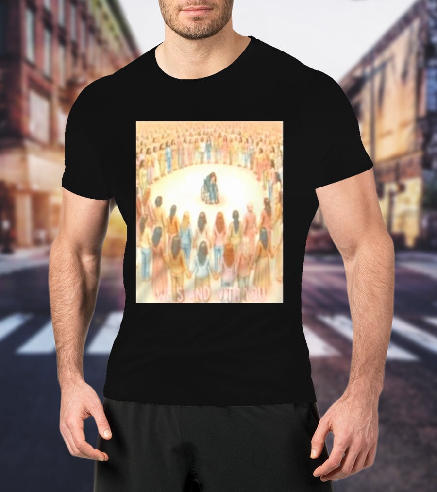 We Stand With You Lindsay Clancy Supportive Circle Of Unity T-Shirt