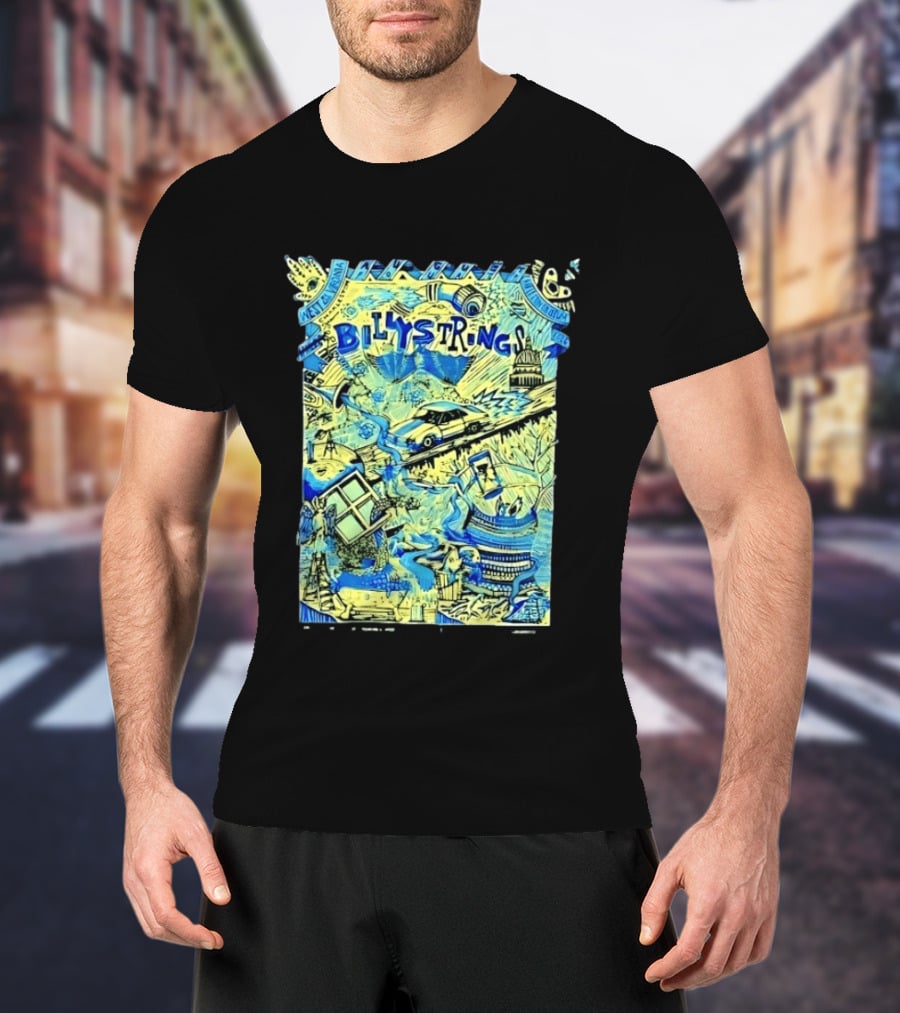Billy Strings Charleston Coliseum 2023 West Virginia Concert Doodle T-Shirt