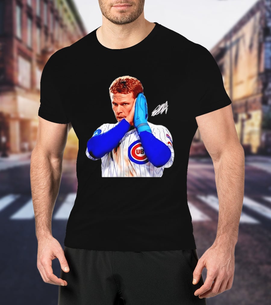 Ian Happ Chicago Cubs MLB Baseball Player With Cubs T-Shirt