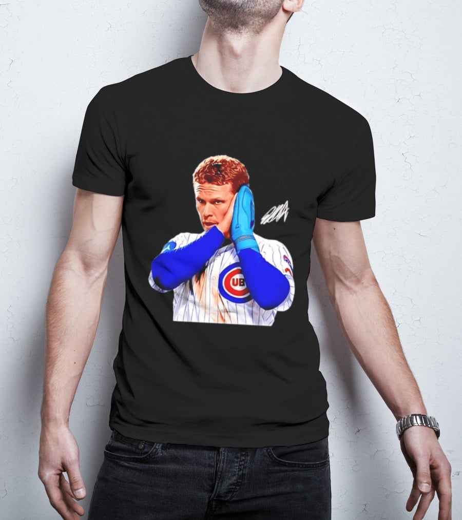 Ian Happ Chicago Cubs MLB Baseball Player With Cubs T-Shirt