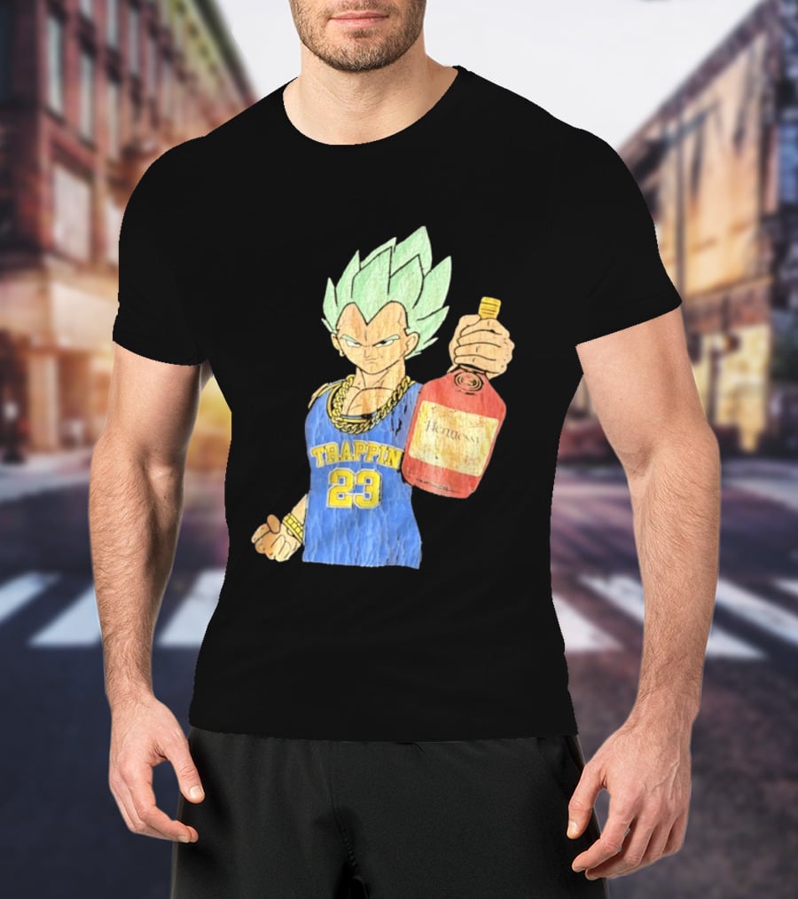 Vegeta Trappin 23 Hennessy Dragon Ball Z T-Shirt