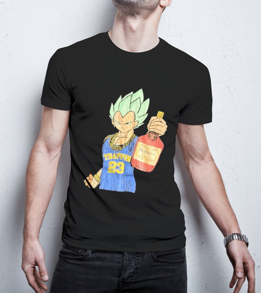 Vegeta Trappin 23 Hennessy Dragon Ball Z T-Shirt