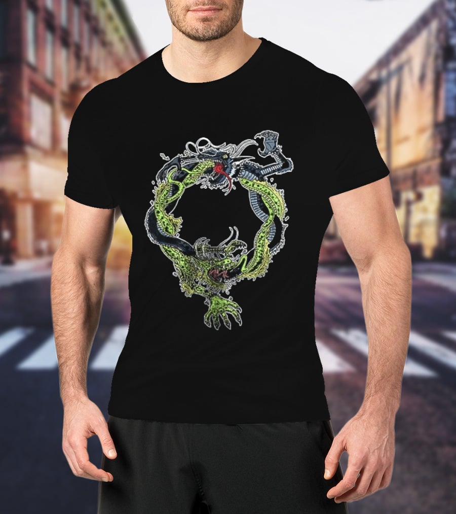 Falxo Tour 2026 El Mano A Mano Del Ano Futuristic Mechanical Dragon Battle T-Shirt