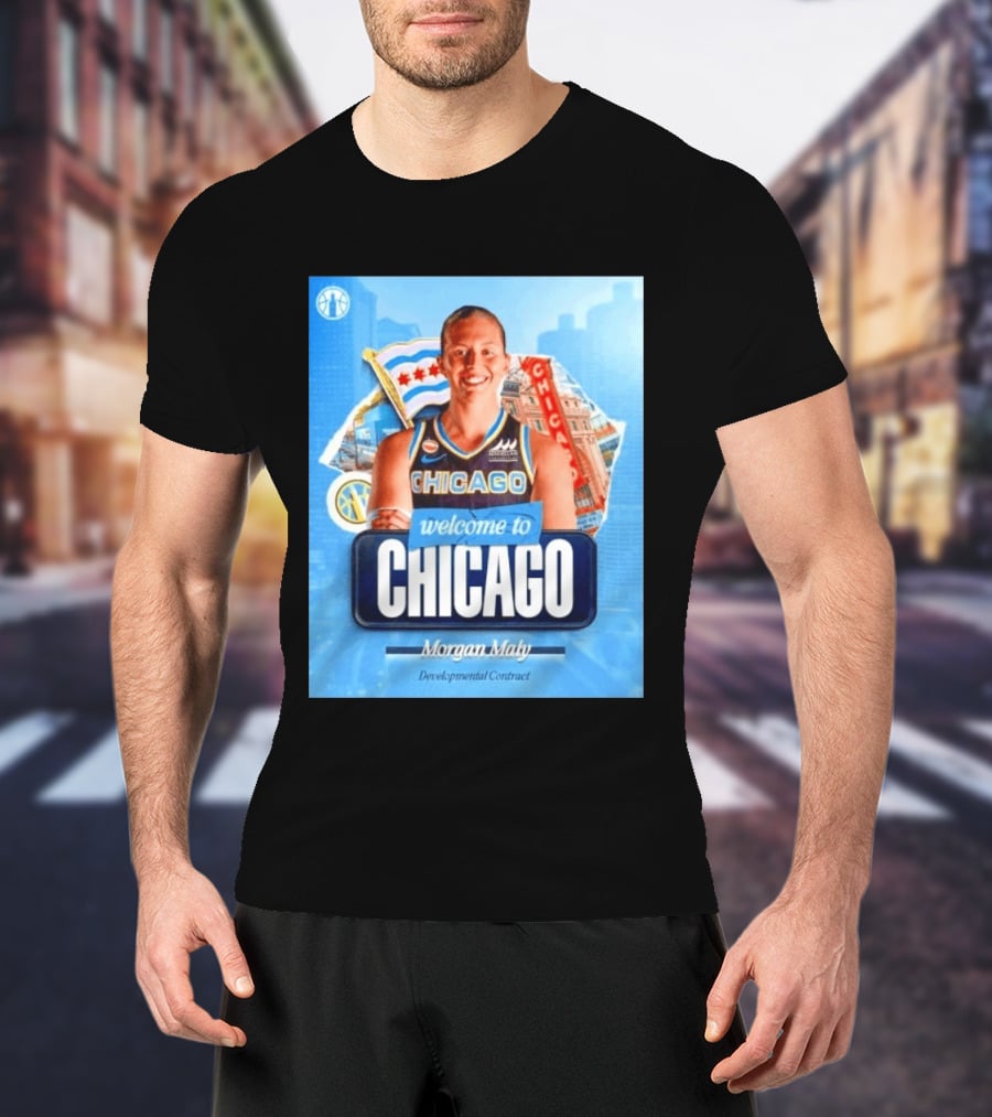 Welcome To Chicago Morgan Maly Developmental Contract Basketball Jersey T-Shirt