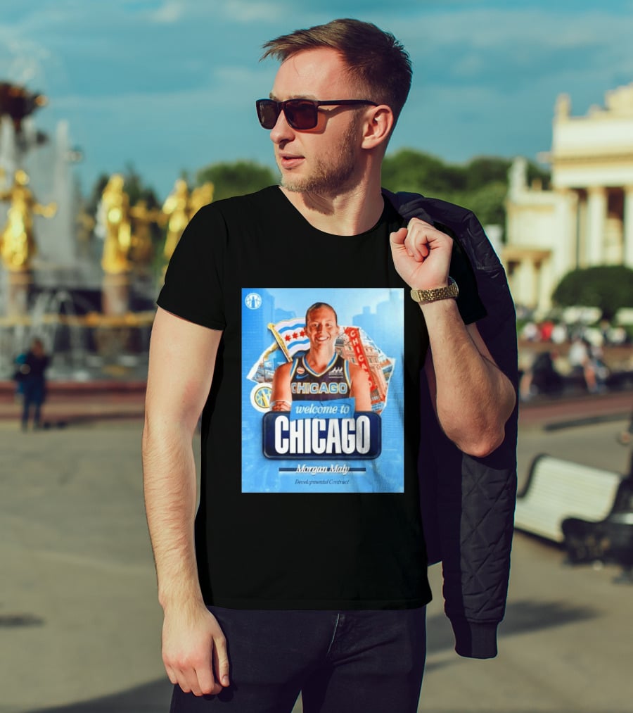 Welcome To Chicago Morgan Maly Developmental Contract Basketball Jersey T-Shirt