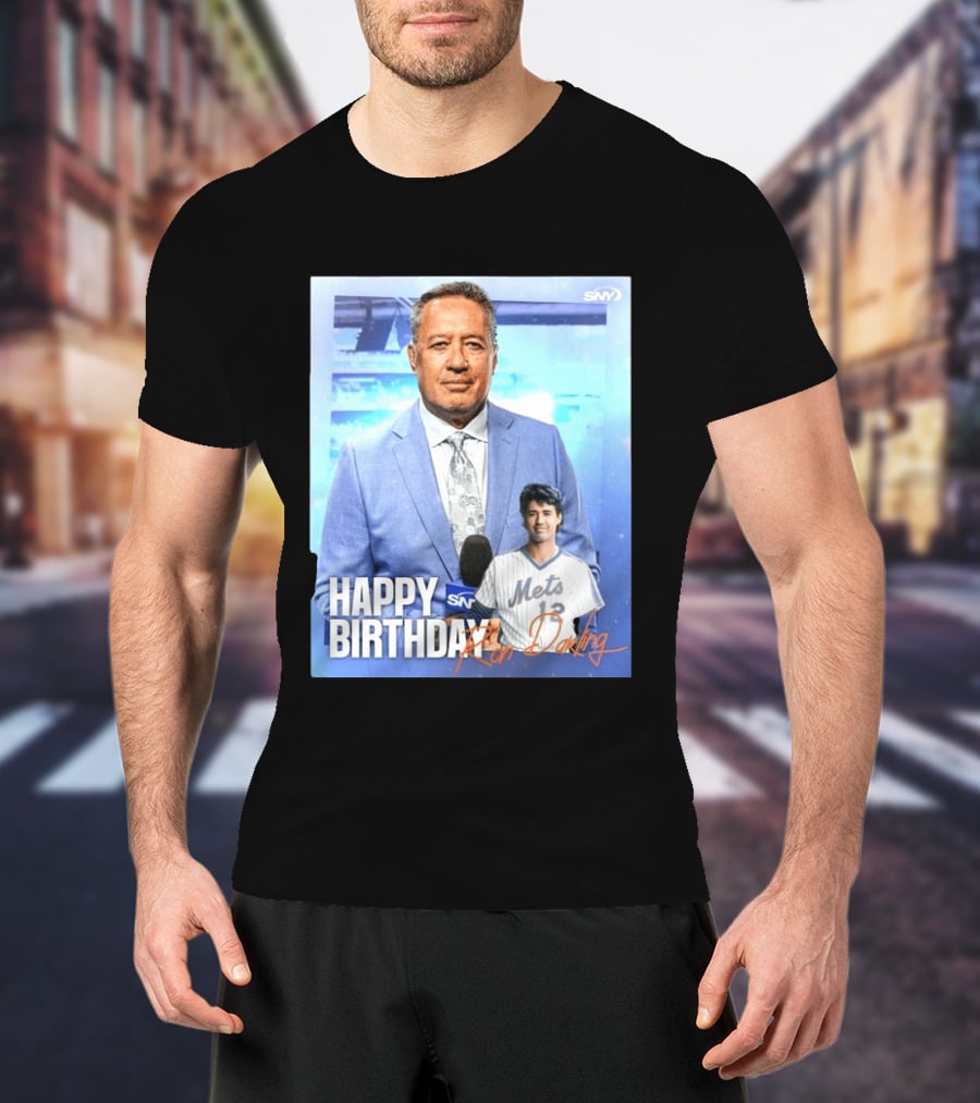 Happy Birthday Ron Darling SNY Mets Celebration T-Shirt