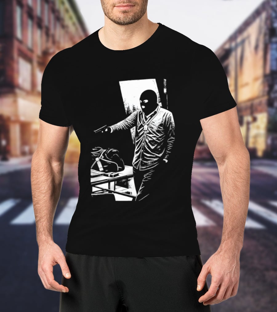 Notorious BIG Biggie Smalls Ski Mask Heist T-Shirt