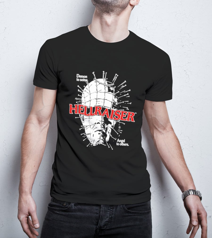 Hellraiser Pinhead Demon To Some Angel To Others T-Shirt