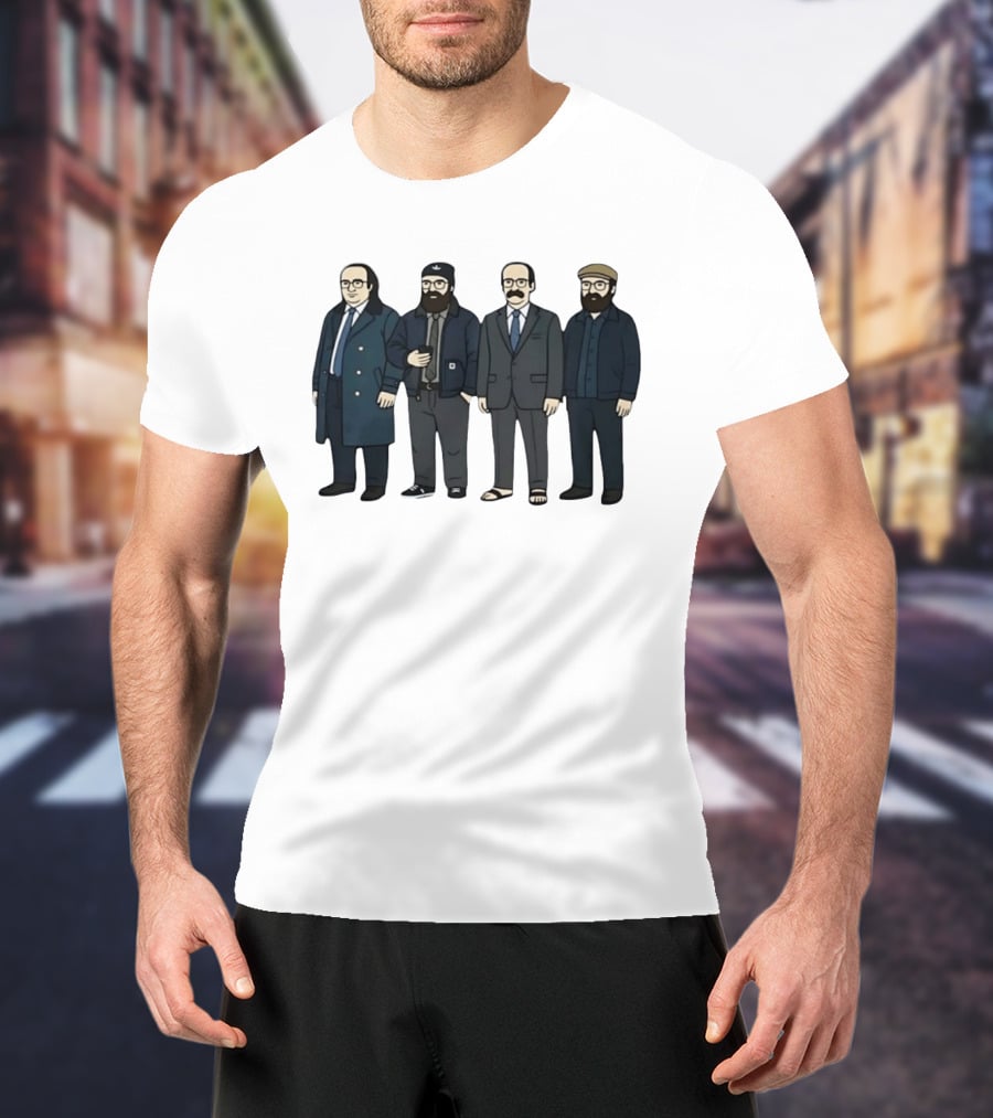 Danny DeVito Seth Rogen David Cross Zach Galifianakis Cartoon Characters T-Shirt