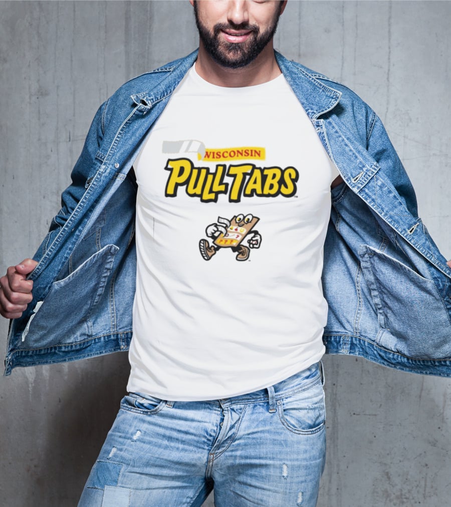 Wisconsin Pull Tabs Dock Spiders Team Store T-Shirt
