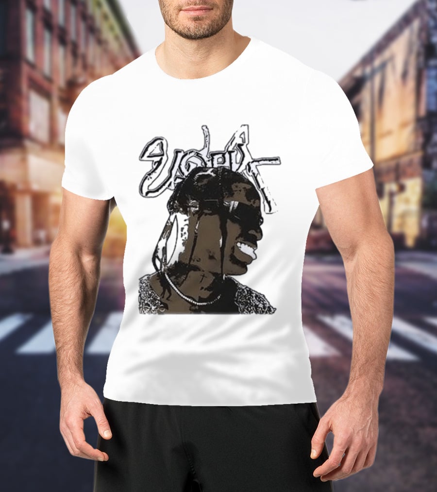 T Scott Utopia Cactus Jack Smiling T-Shirt