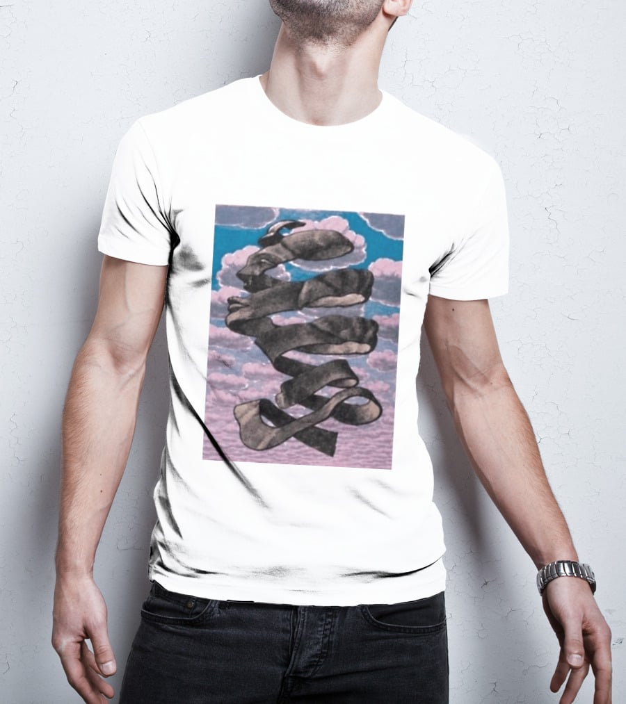 Tom Holland MC Escher Infinite Mobius Strip Optical Illusion T-Shirt