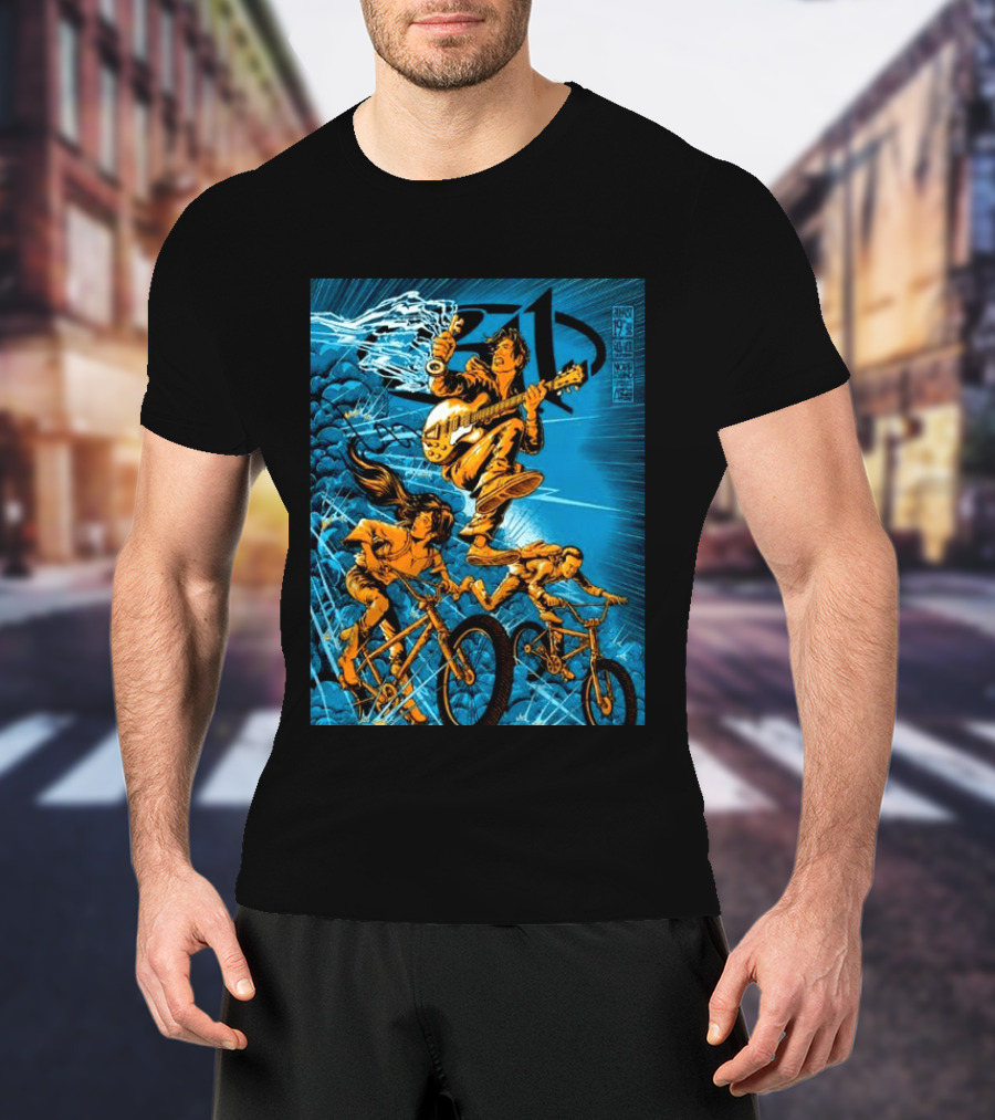 311 Chula Vista CA 2026 August 19 Gig North Island Credit Union Amphitheatre Bike T-Shirt