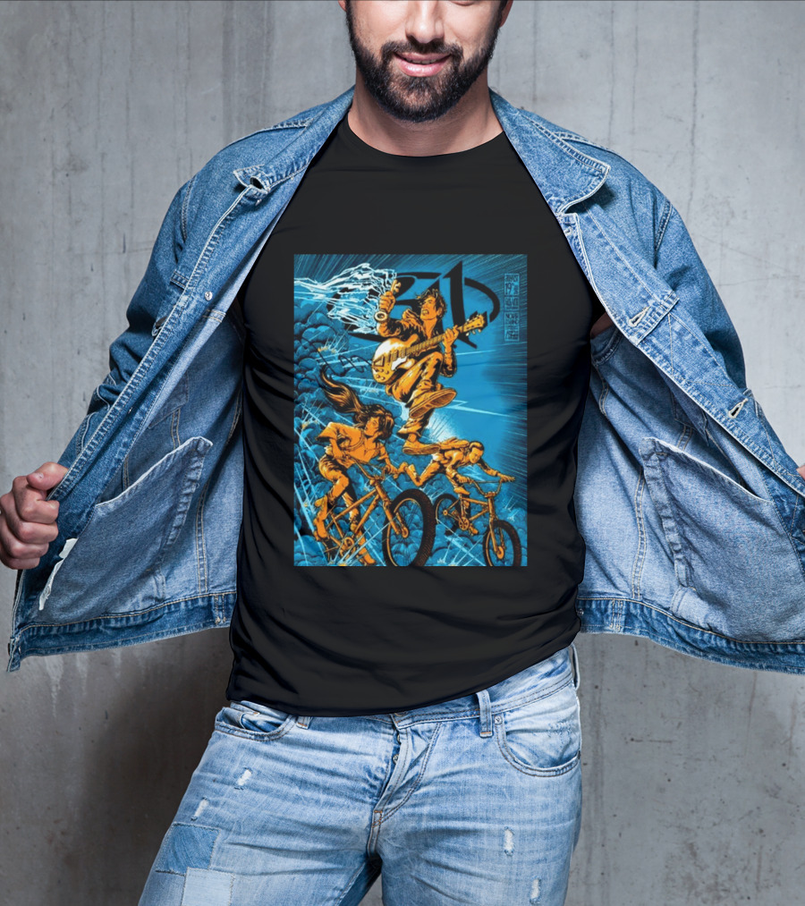311 Chula Vista CA 2026 August 19 Gig North Island Credit Union Amphitheatre Bike T-Shirt