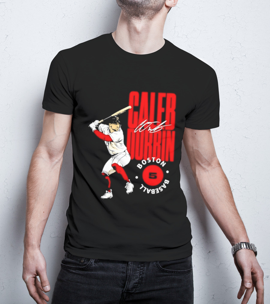 Caleb Durbin Boston Red Sox Baseball 5 T-Shirt