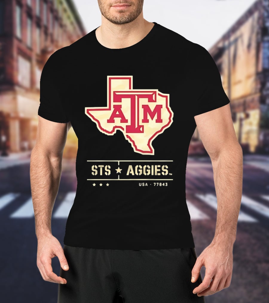 Texas A&M ATM STS Aggies USA 77843 T-Shirt