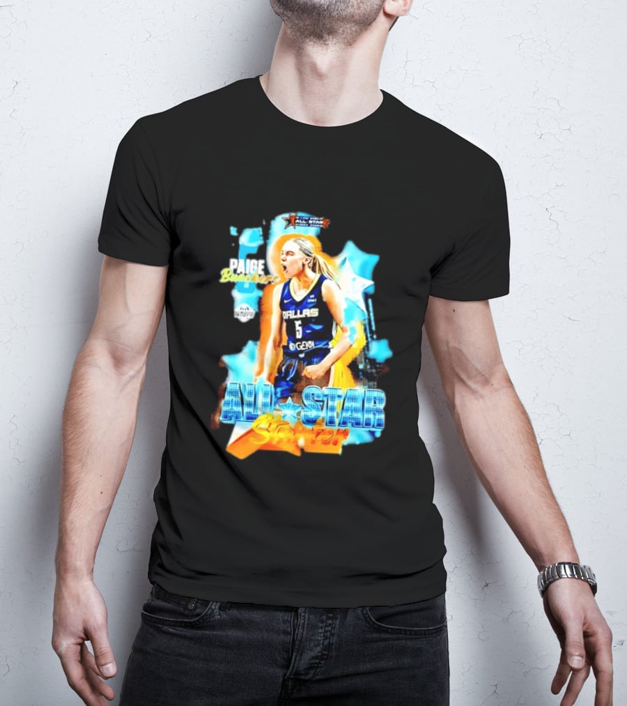 Paige Bueckers Dallas Wings All Star Starter 2025 WNBPA T-Shirt