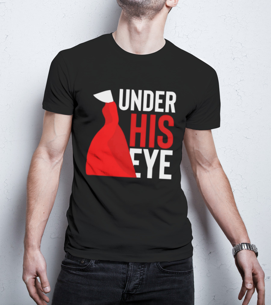 Under His Eye Red Cloak And White Bonnet T-Shirt