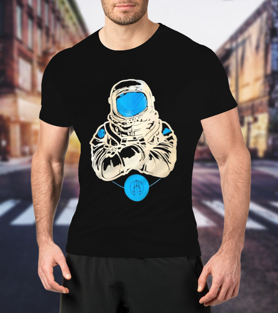 WordPress Astronaut Space Explorer Developer Iconic Space Suit Drawing T-Shirt