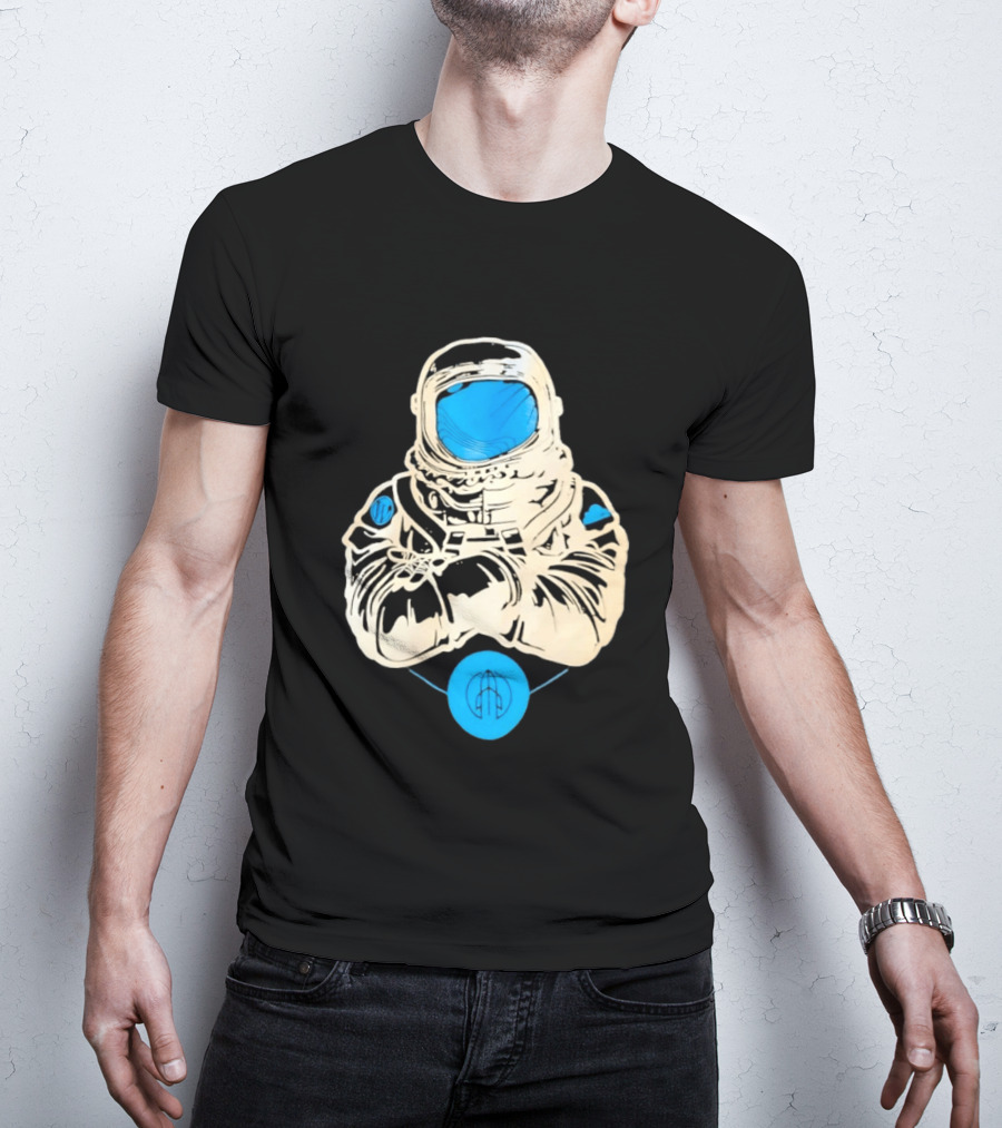 WordPress Astronaut Space Explorer Developer Iconic Space Suit Drawing T-Shirt