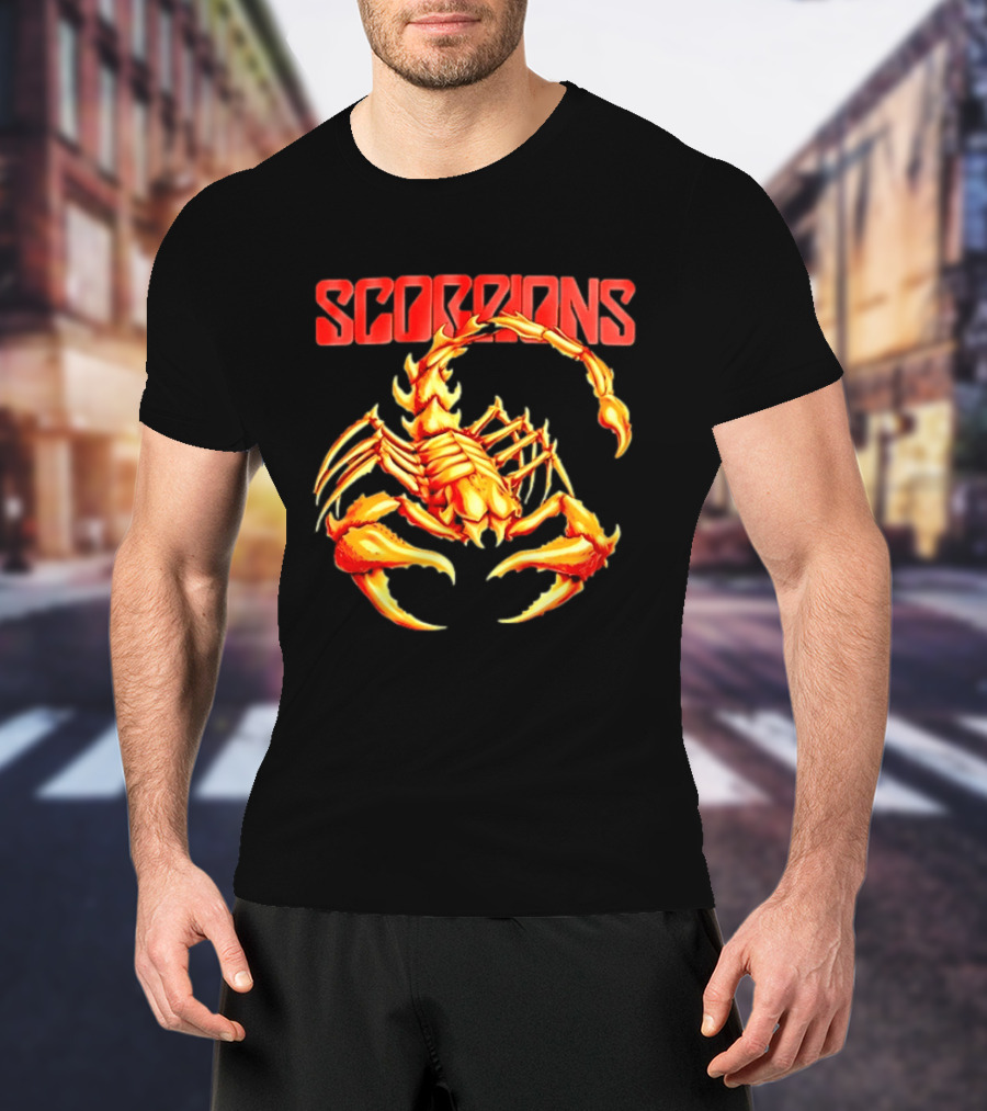 Scorpions Band Heavy Metal Hard Rock Iconic Scorpion Visual T-Shirt