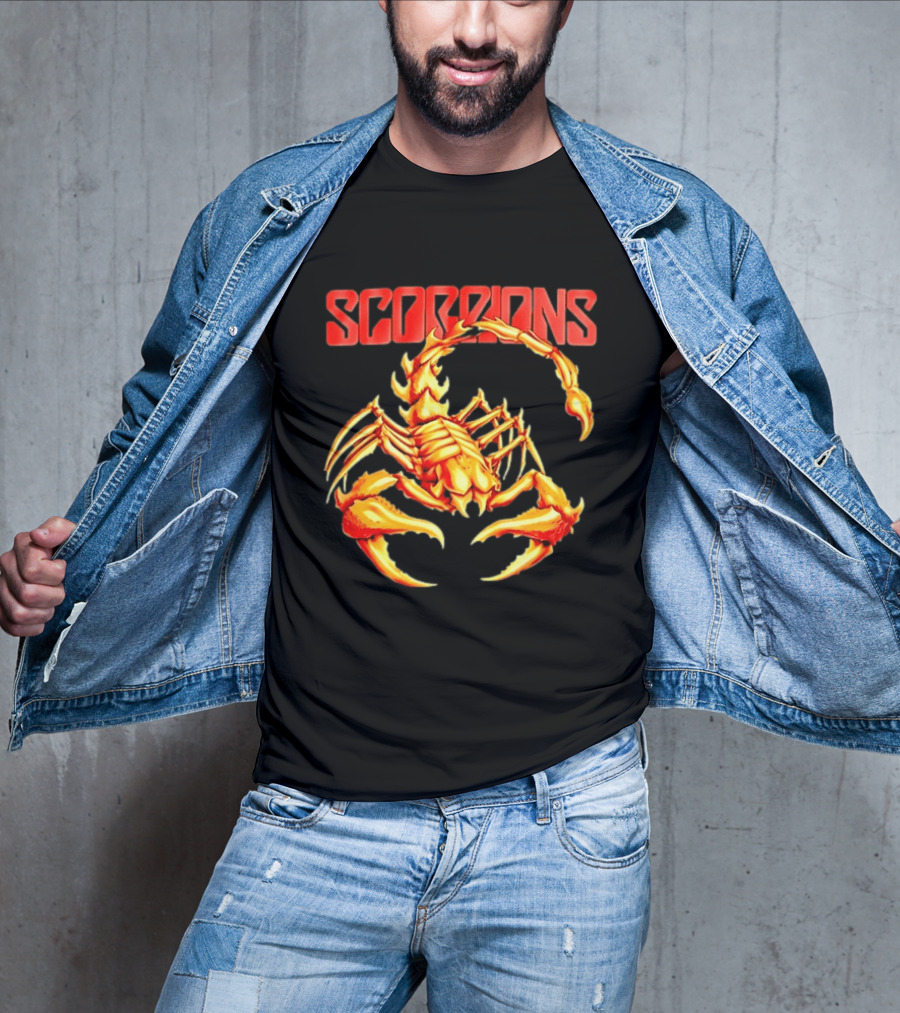 Scorpions Band Heavy Metal Hard Rock Iconic Scorpion Visual T-Shirt
