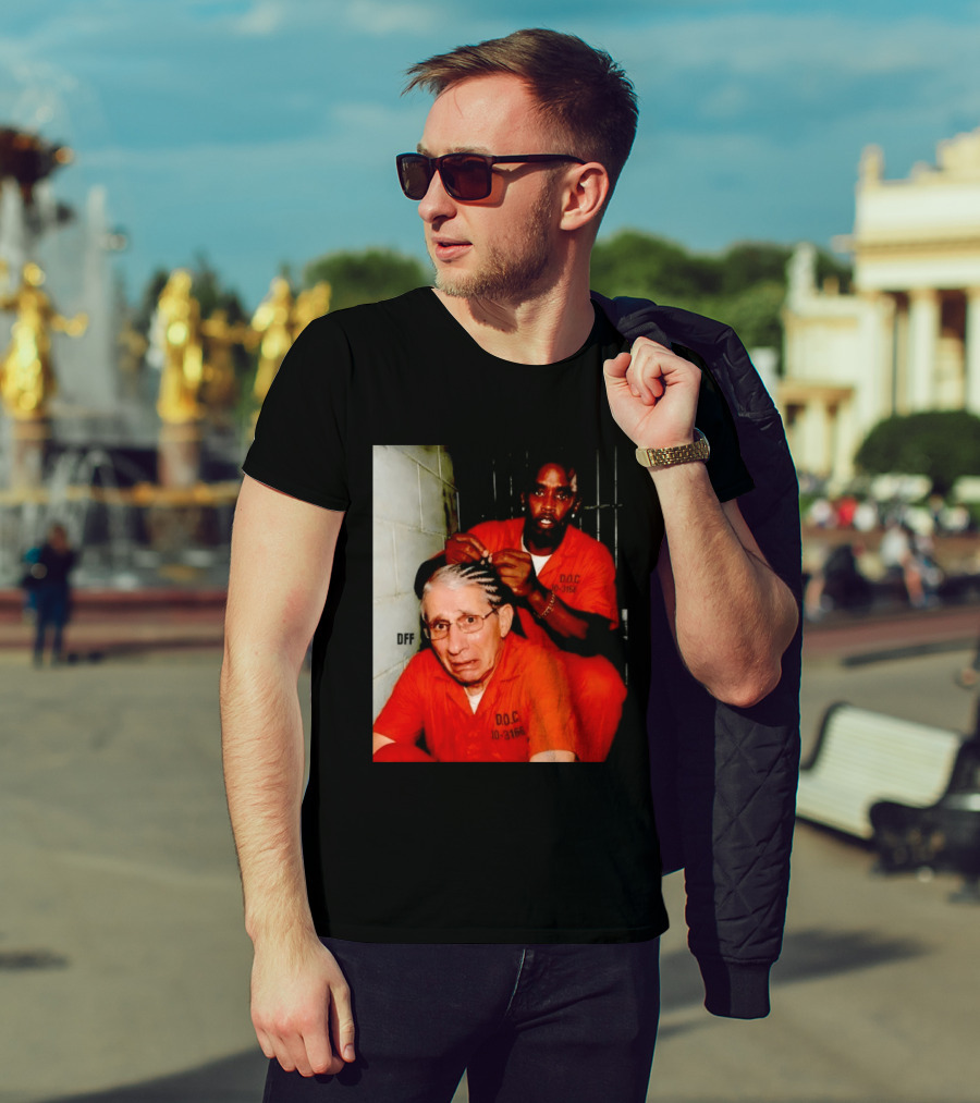 Sean Diddy Combs Braiding Anthony Fauci Hair D.O.C Meme T-Shirt